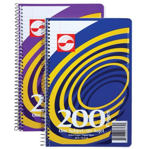 612668061394 Notebook, 1 Subject, 200 Pages