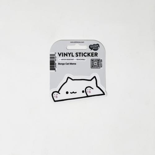 62806848723 Sticker, Bongo Cat Meme