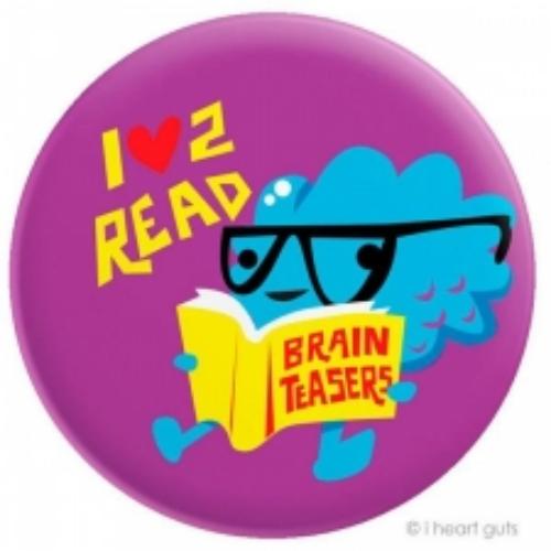 640823864283 Guts, I Love To Read, Brain Magnet*