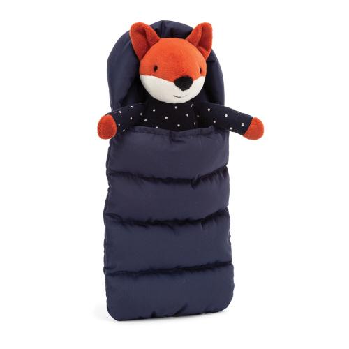 670983129076 Jellycat Sleeping Bag Snuggler Fox