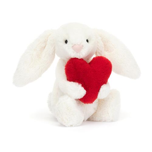 67098315023 Jellycat Bashful Red Love Heart Bunny