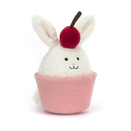 670983151121 Jellycat Dainty Dessert Bunny Cupcake