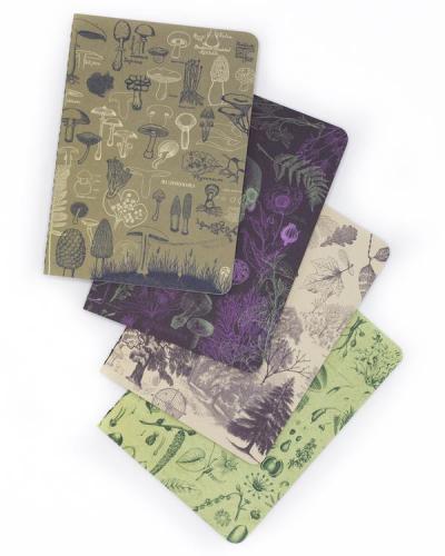 682384952528 Plants And Fungi  Pocket Notebook 4-pack
