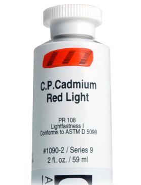 73879710902 Golden 2oz Acrylic Paint Cadmium Red Light