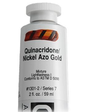 73879713012 Golden 2oz Acrylic Paint Quin. Nickel Azo Gold*