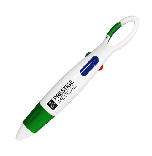 786511248727 Prestige Medical 4 Color Carabiner Pen
