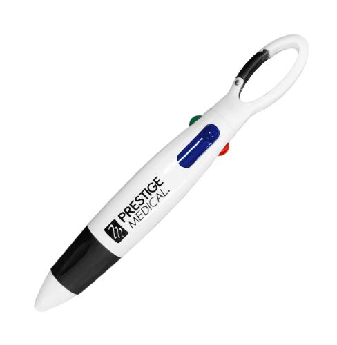 786511410971 Prestige Medical 4 Color Carabiner Pen