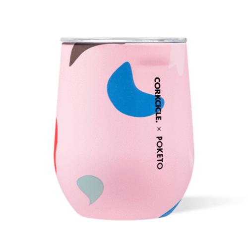 810005615495 Corkcicle Stemless Poketo Pink Party