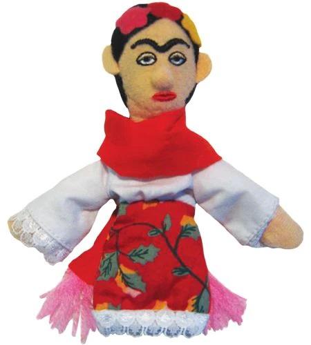 814229000563 Finger Puppet, Frida Kahlo