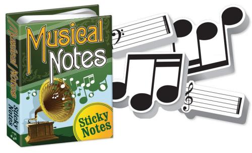814229004868 Sticky Notes, Musical Notes