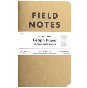 85849300300 Field Notes - Graph Paper 3pack