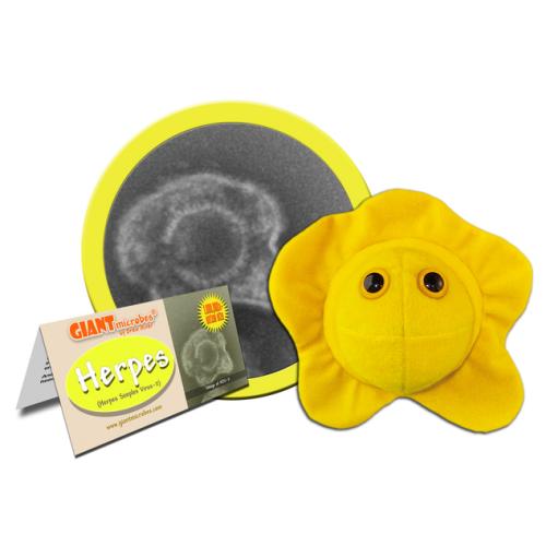 87466500446 Giant Microbes, Herpes