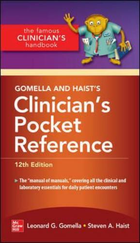 9780071602822 Clinician's Pocket Reference