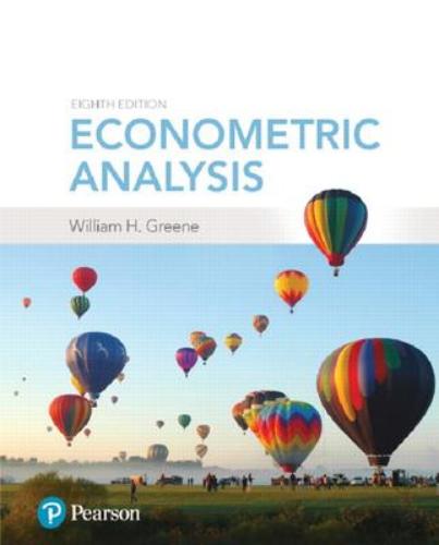 9780134461366 Econometric Analysis