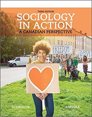 9780176725068 Sociology In Action: A Canadian Perspective
