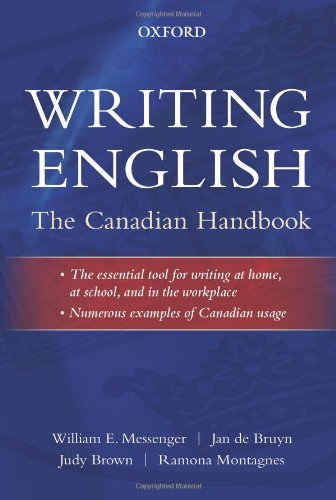 9780195446586 Writing English: The Canadian Handbook