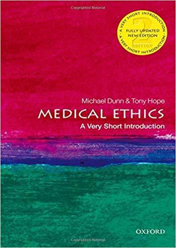 9780198815600 Medical Ethics: A Very Short Introduction