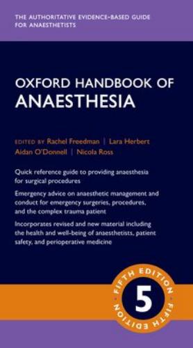 9780198853053 Oxford Handbook Of Anaesthesia
