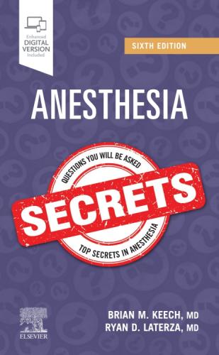 9780323640152 Anesthesia Secrets