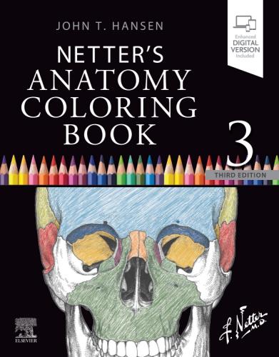 9780323826730 Netter's Anatomy Coloring Book
