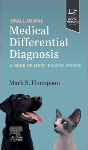 9780323875905 Small Animal Medical Differential Diagnosis: A Book Of Lists