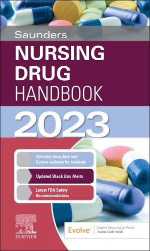9780323930765 Saunders Nursing Drug Handbook 2023