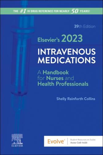 9780323931809 Elsevier's 2023 Intravenous Medications