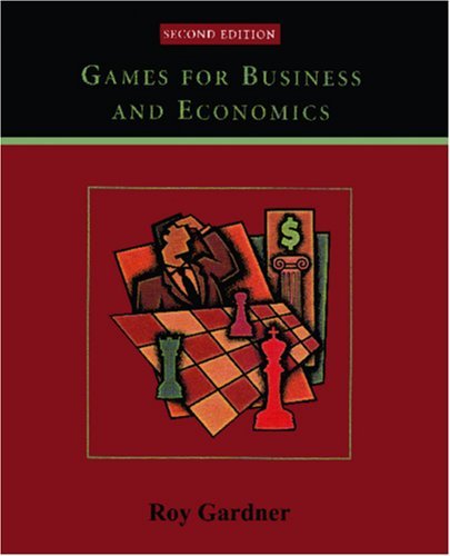 9780471230717 Games For Business & Economics