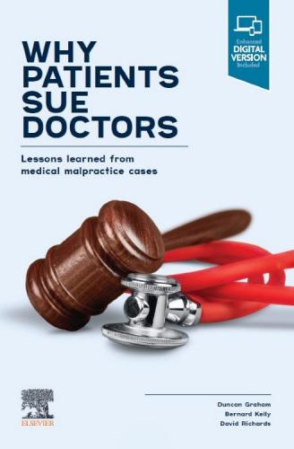 9780729543354 Why Patients Sue Doctors: Lessons Learned From Medical...
