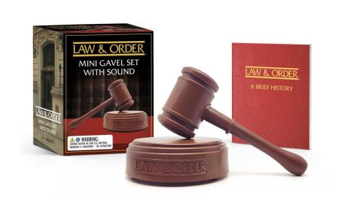 9780762482719 Law & Order: Mini Gavel Set Wtih Sound