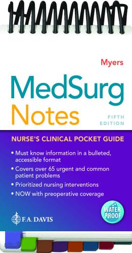 9780803694514 Medsurg Notes: Nurse's Clinical Pocket Guide