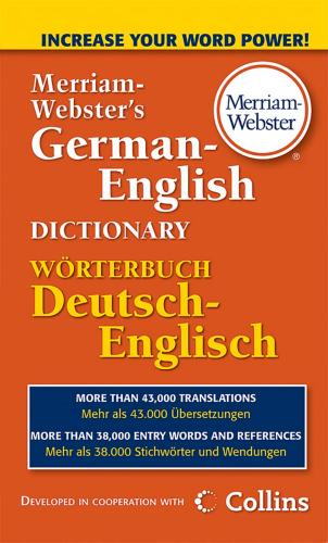 9780877798576 Merriam-Webster's German-English Dictionary