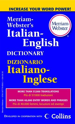 9780877798583 Merriam-Webster's Italian-English Dictionary