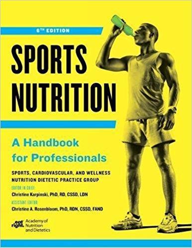9780880919753 Sports Nutrition: A Handbook For Professionals