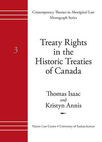 9780888805584 Treaty Rights In The Historic Treaties Of Canada