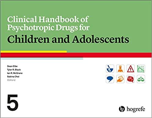 9780889376250 Clinical Handbook Of Psychotropic Drugs For Children...