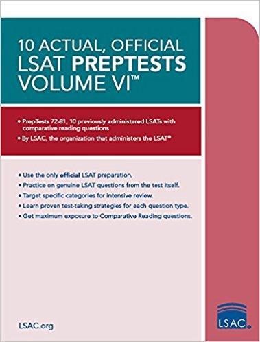 9780998339788 10 Actual Official Lsat Preptests Volume VI: (72 - 81)