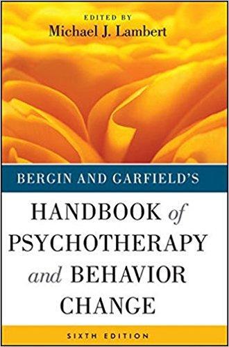 9781118038208 Bergin & Garfield's Handbook Of Psychotherapy & Behavior...
