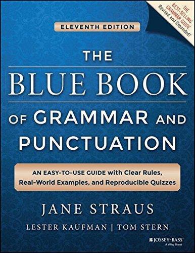 9781118785560 Blue Book Of Grammar & Punctuation: An Easy-To-Use Guide...
