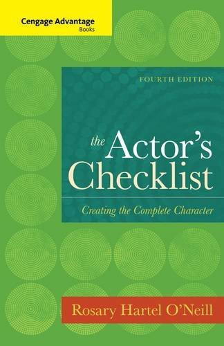 9781133308652 Actor's Checklist