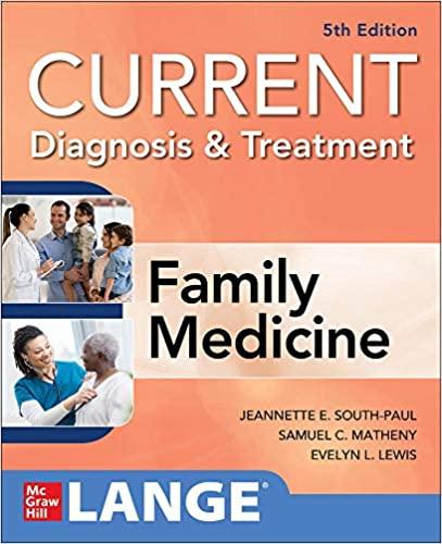 9781260134896 Current Diagnosis & Treatment In Family Medicine