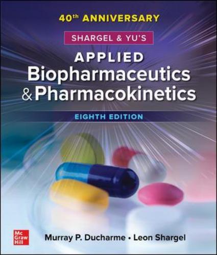 9781260142990 Shargel & Yu's Applied Biopharmaceutics & Pharmacokinetics