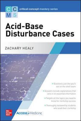 9781260457872 Critical Concept Mastery Series: Acid-Base Disturbance Cases