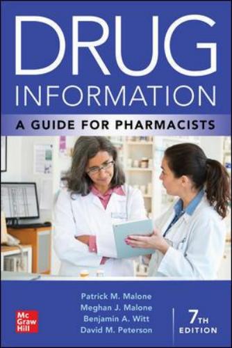 9781260460308 Drug Information: A Guide For Pharmacists