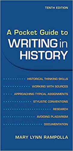 9781319244415 Pocket Guide To Writing In History