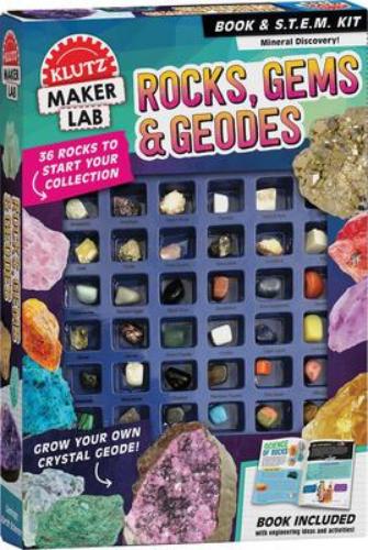 9781338575729 Klutz Maker Lab: Rocks, Gems & Geodes