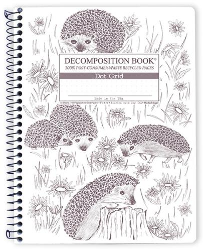 9781401515379 Decomposition Book, Hedgehogs Dot Grid