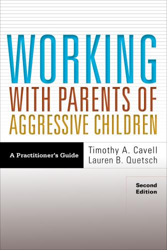 9781433839139 Working With Parents Of Aggressive Children: A...