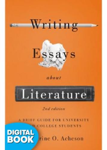 Writing Essays About Literature Etext