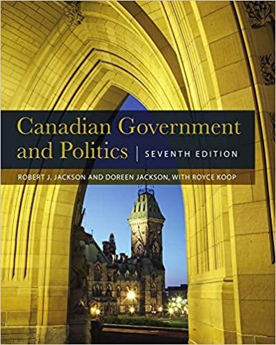 9781554814879 Canadian Government & Politics